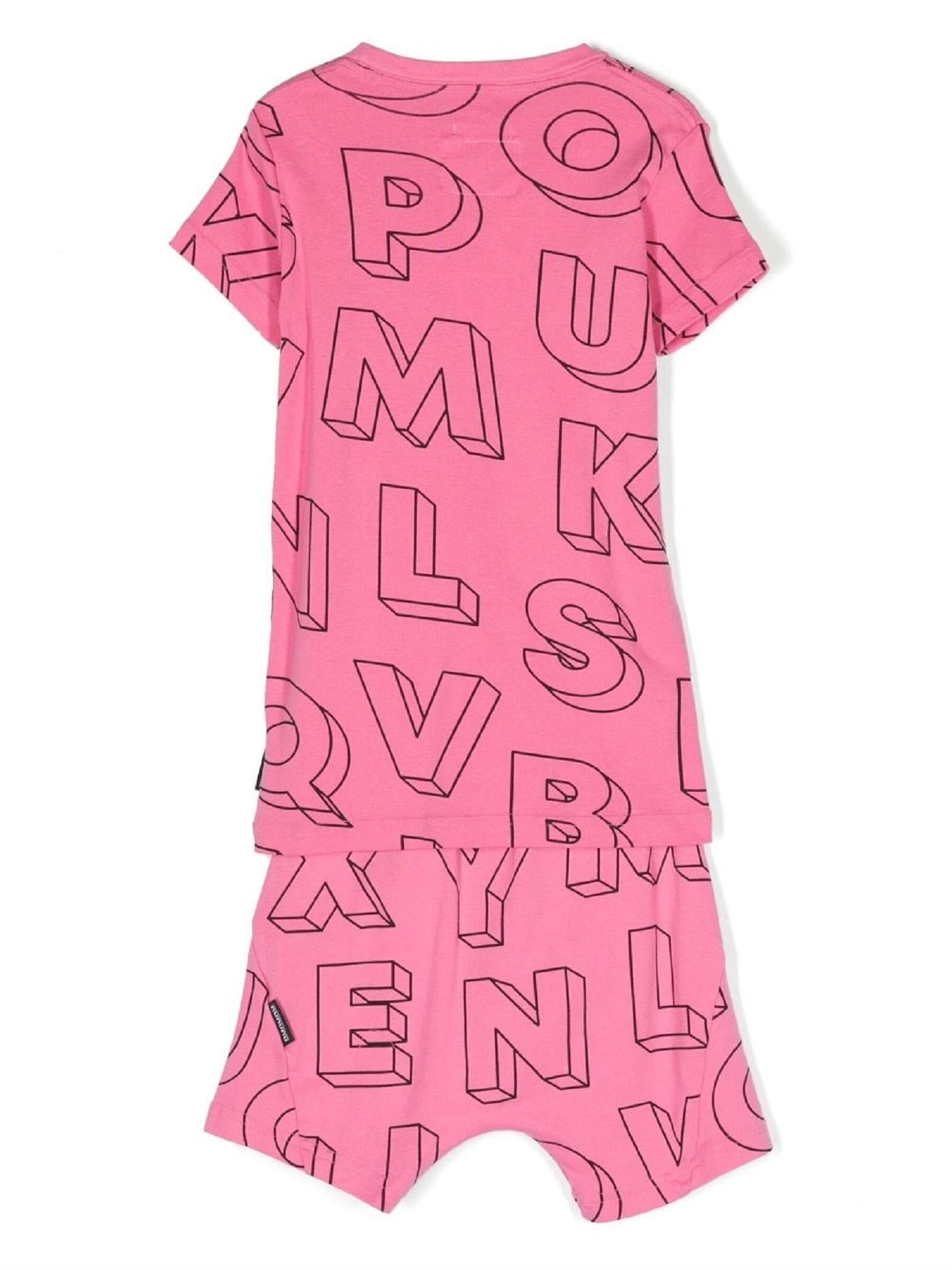 Tuta sportiva con stampa all-over NU3793 PINK NUNUNU
