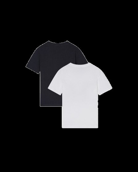 Pack 2 T-shirt in jersey con stampa EG000607 AF14503 M0001 ARMANI JUNIOR