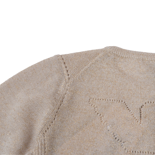 Cardigan neonata oro