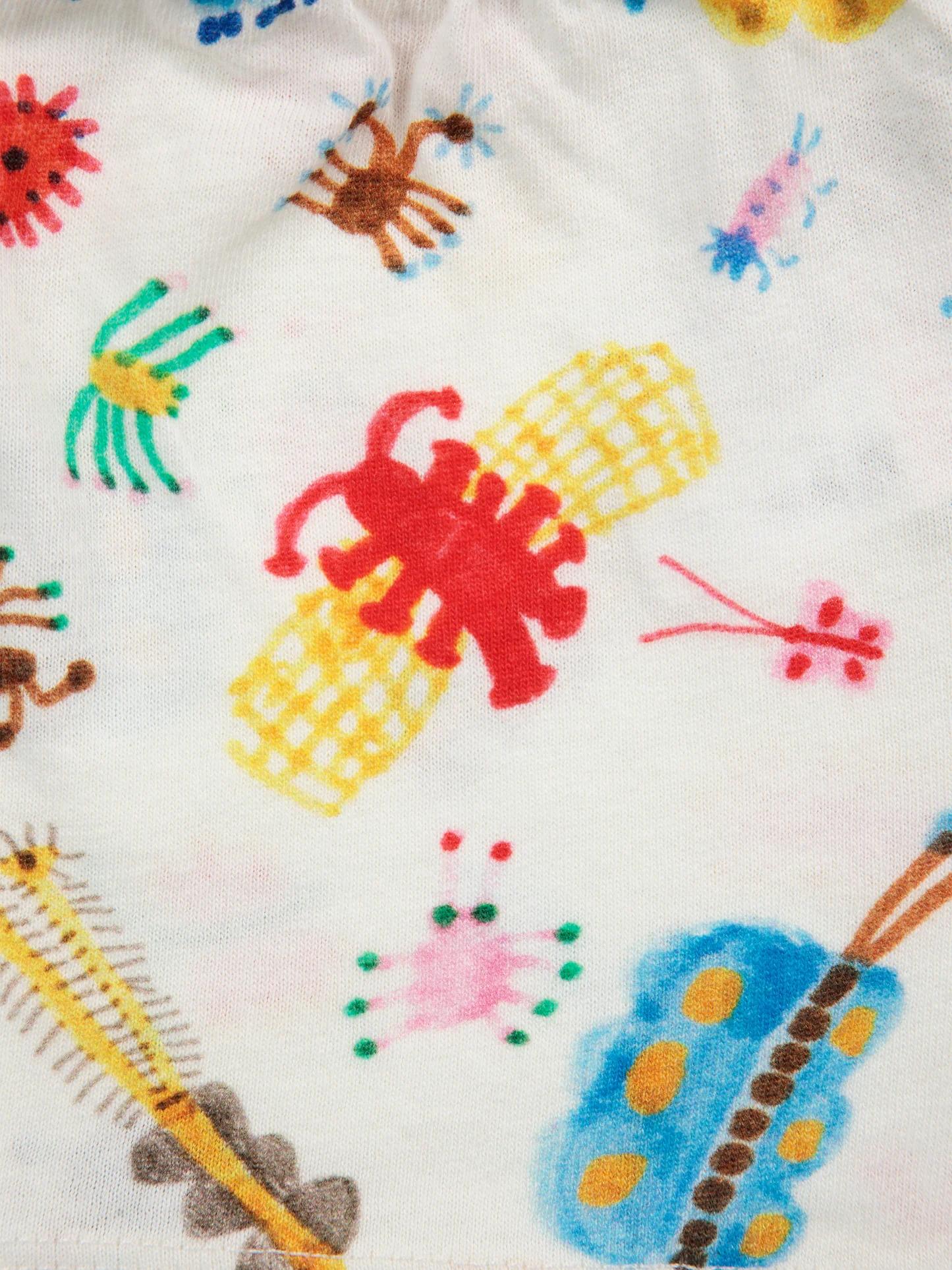Shorts con stampa 124AB077 MULTICOLORE BOBO CHOSES