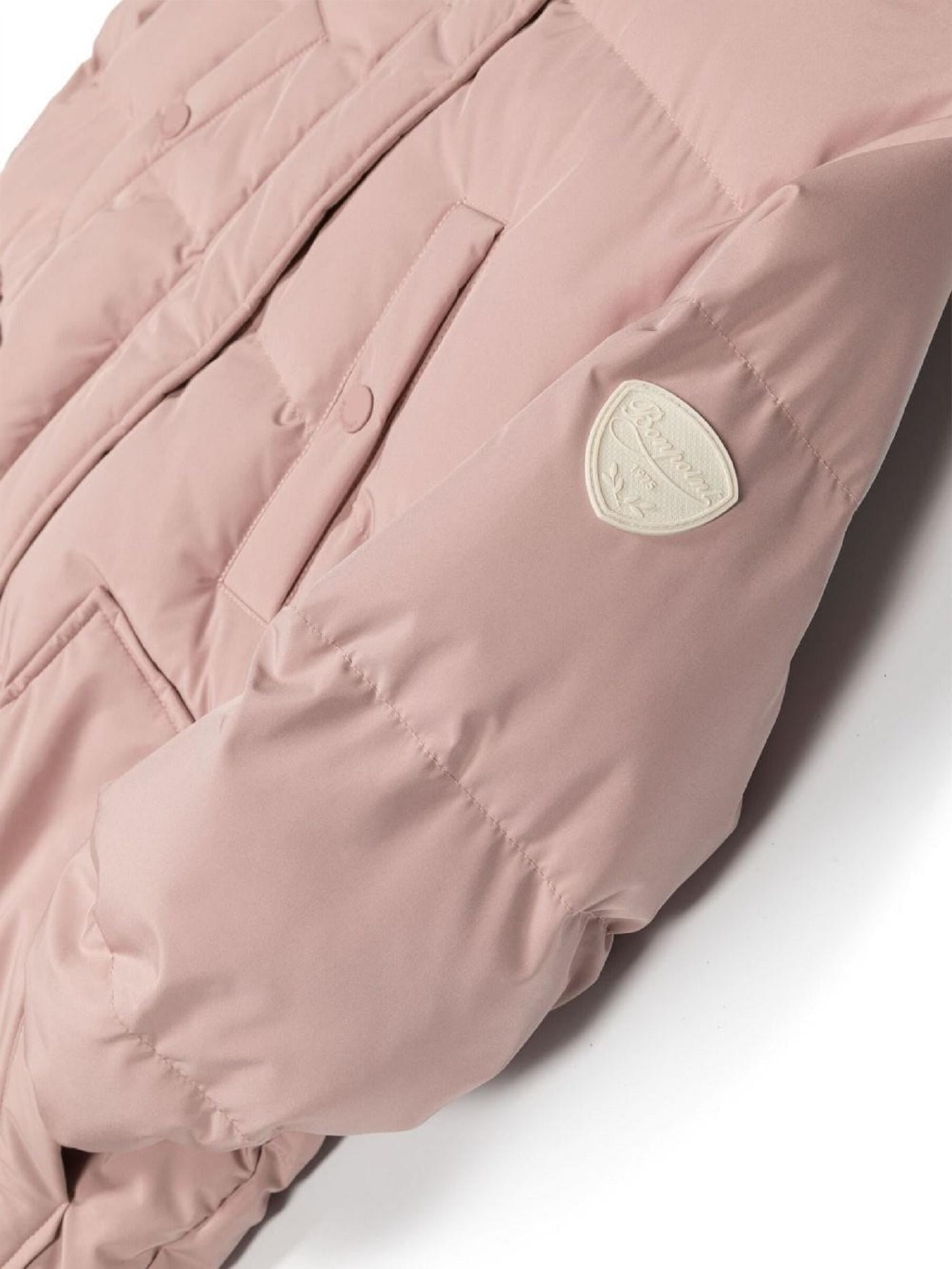 Piumino rosa antico trapuntato