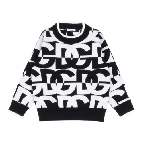 Maglione con intarsio