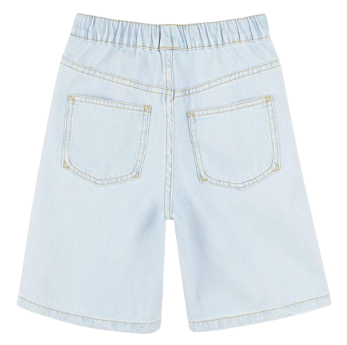 Shorts denim per bambino Kenzo Kids azzurro