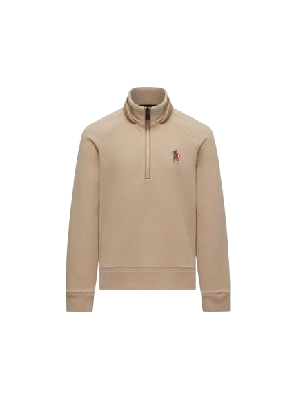 Felpa in pile con mezza zip K2957 8G00004 80093 23P MONCLER