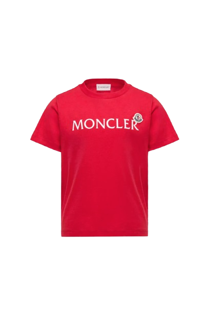 T-shirt logata in cotone L1954 8C00010 89AFV 455 MONCLER