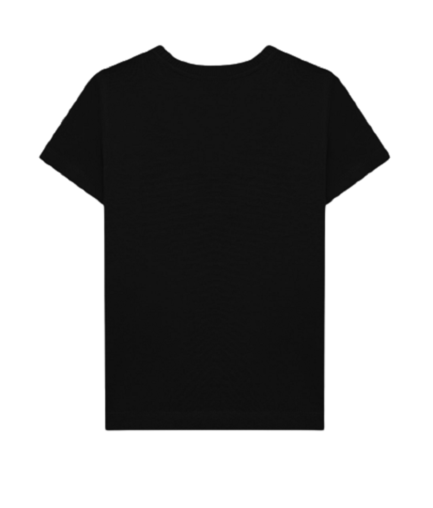 T-shirt bambino nera stampa marsupio