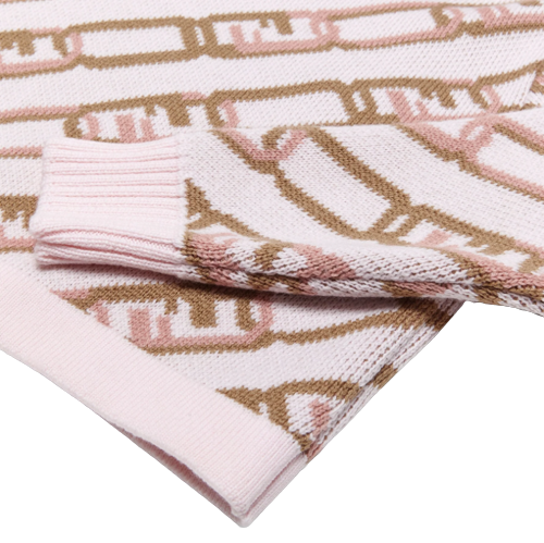 Maglione rosa in lana