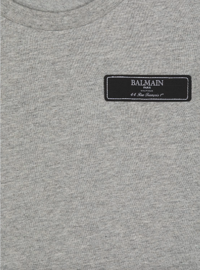 T-SHIRT CON LOGO BV8P41 Z0207 806 BALMAIN