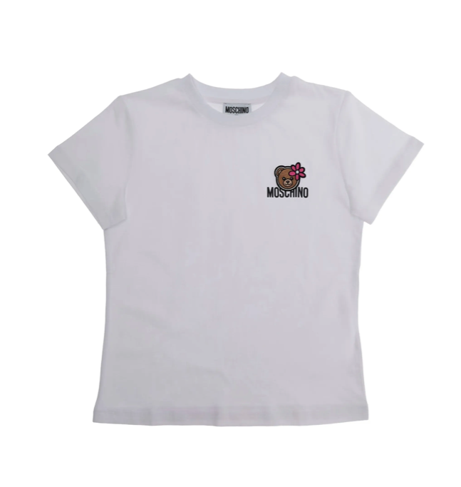 T-shirt per bambine HAM03P LAA02 10101 MOSCHINO