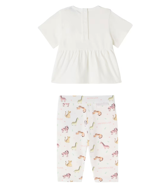 Set in coton con stampa animali L1951 8M00007 89BB5 F00 MONCLER
