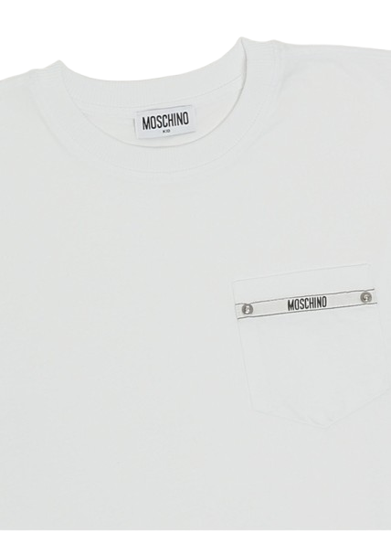 T-shirt per bambini HUM05M LAA01 10101 MOSCHINO