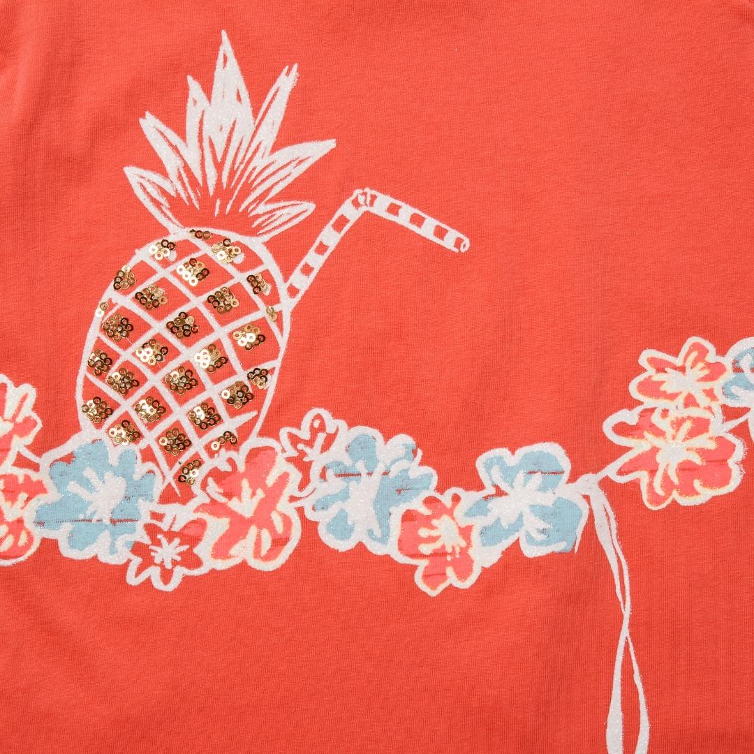 Abito con stampa ananas