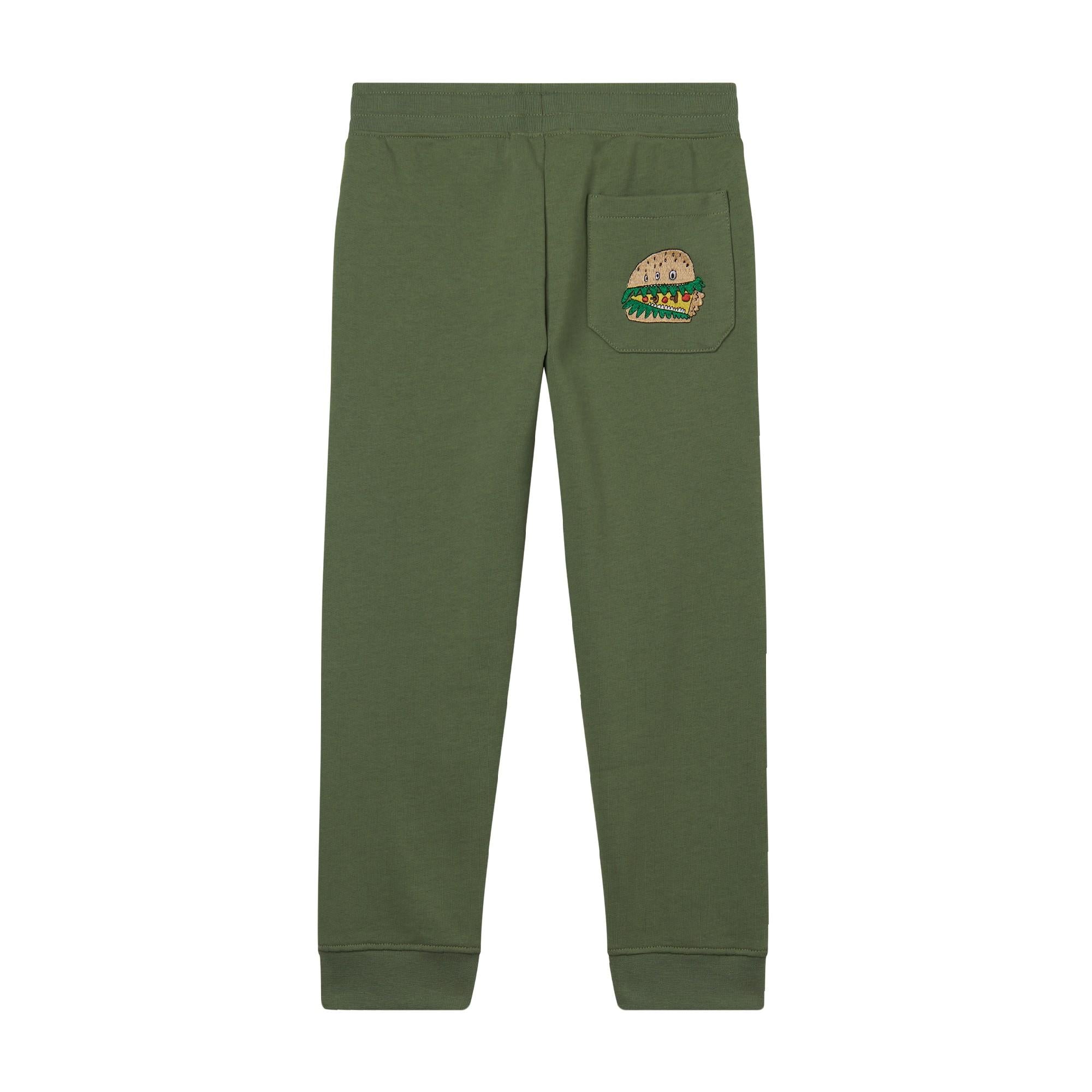 Pantaloni sportivi con ricamo