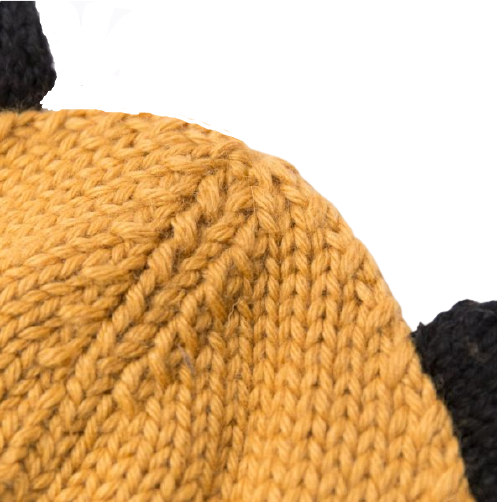 Cappello giallo bambina.