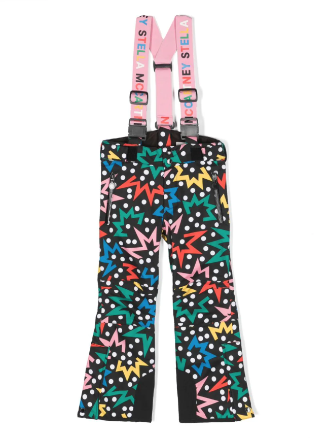 Pantaloni svasati con stampa
