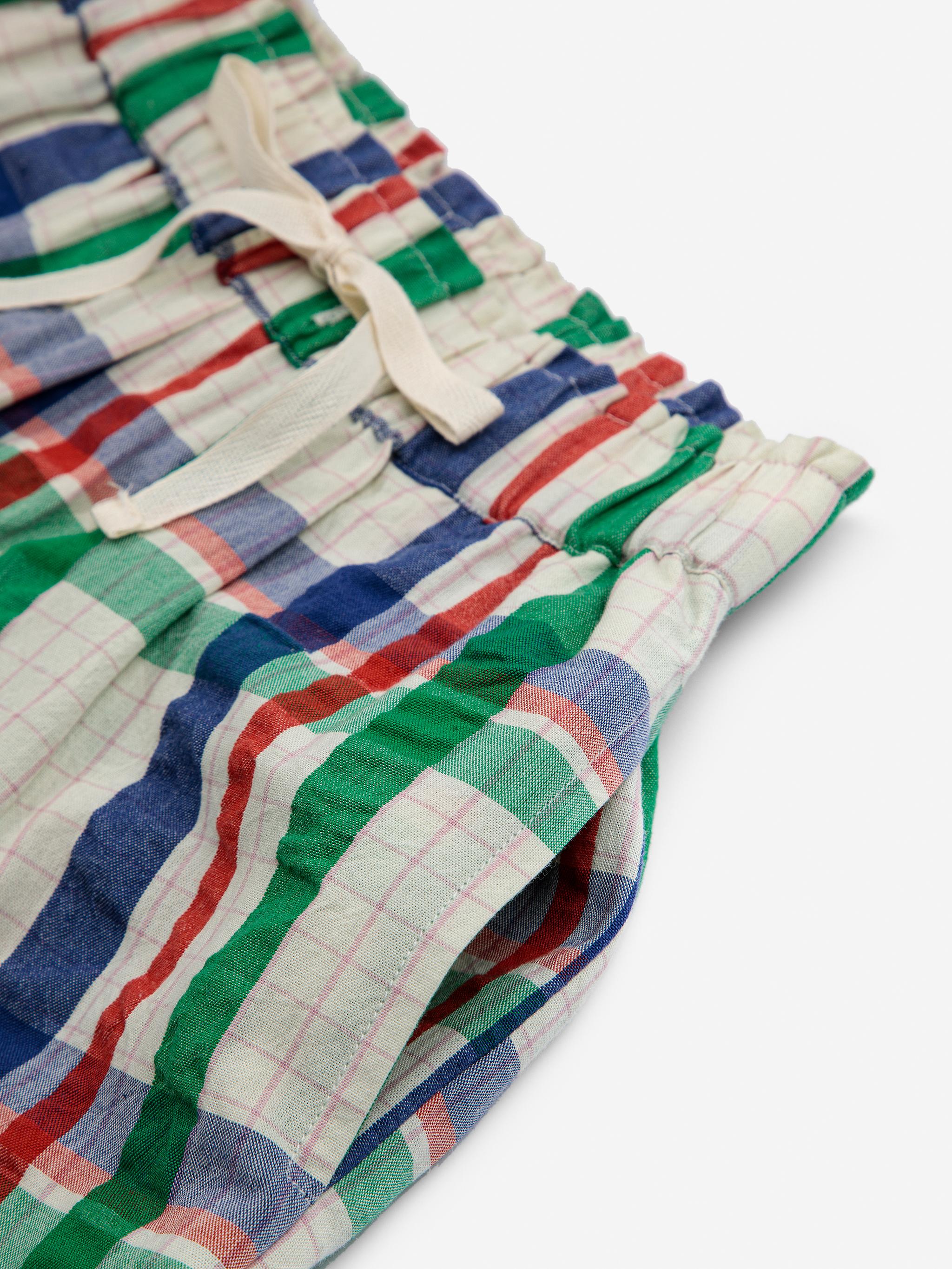 Bermuda in tessuto Madras Checks 124AC080 MULTICOLORE BOBO CHOSES