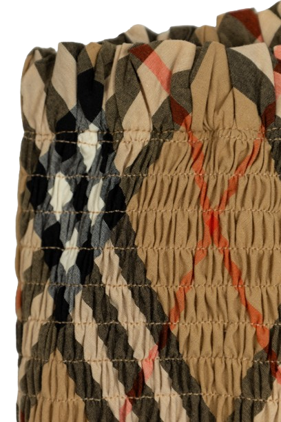 Shorts Beigi con motivo a quadri 8100074 B9368 BURBERRY