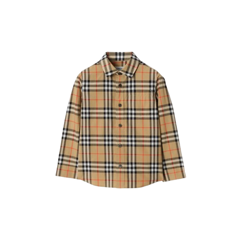 Camicia di cotone a quadri 8117166 B9368 BURBERRY