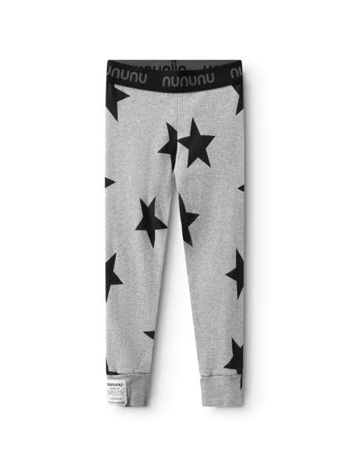 Leggings con stampa stelle NU3170 HEATHER GREY NUNUNU
