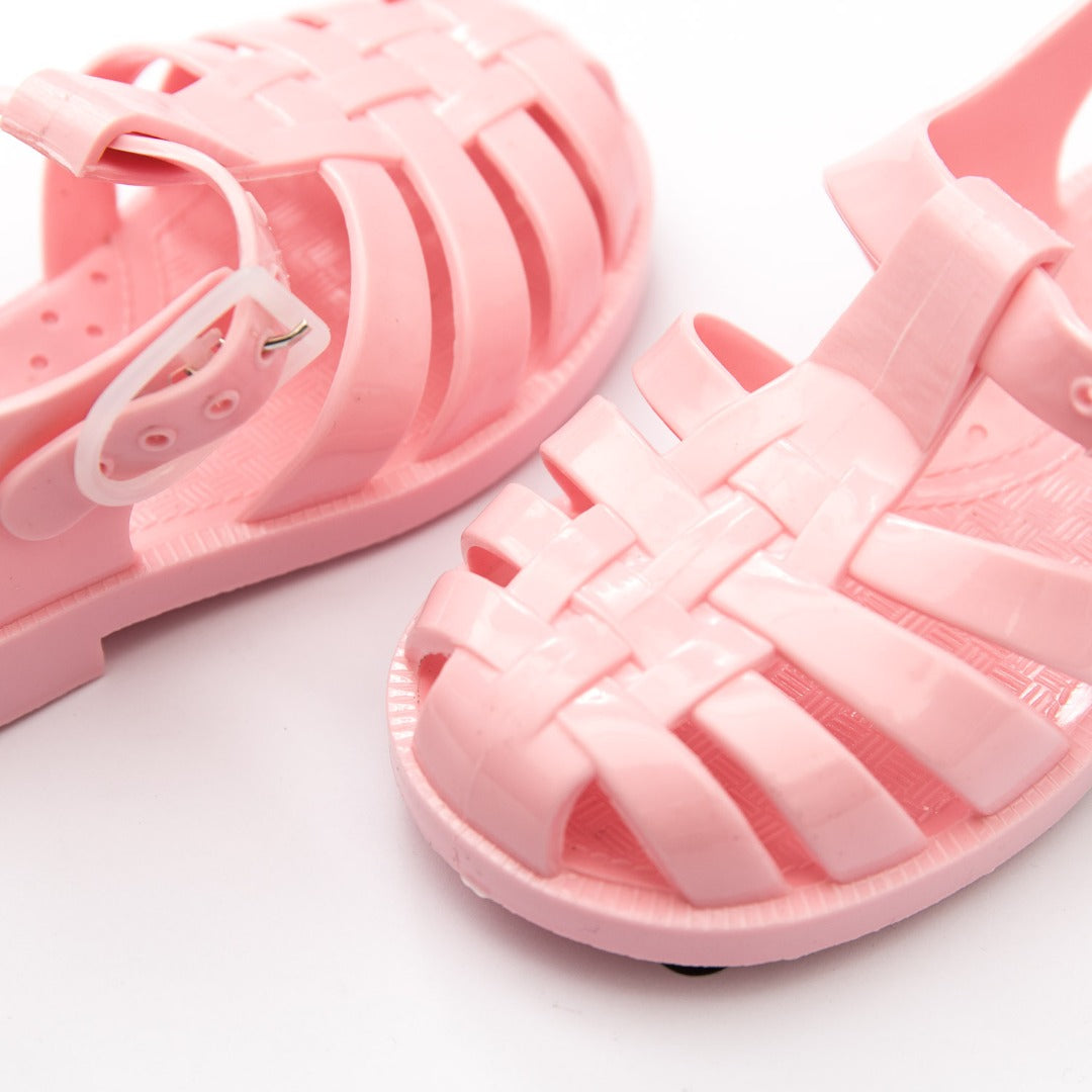 Sandali neonato rosa
