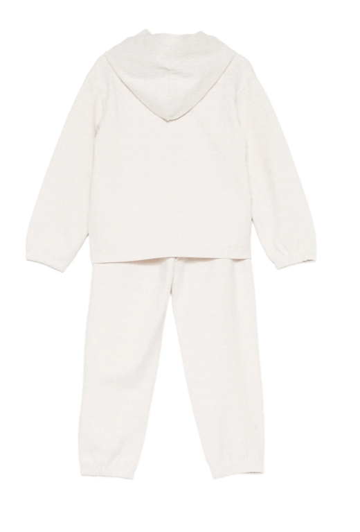 Tuta sportiva in jersey con logo in rilievo EB001420 AF20698 U1009 ARMANI JUNIOR 
