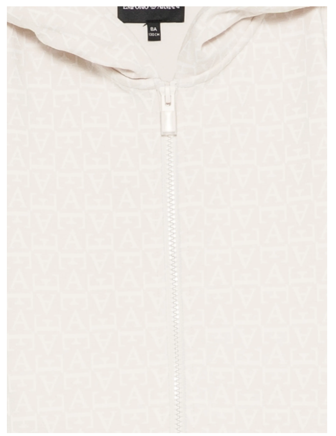 Tuta sportiva in jersey con logo in rilievo EB001420 AF20698 U1009 ARMANI JUNIOR 