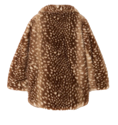 Cappotto Doogie con motivo cerbiatto in eco-pelliccia<BR/> W06GOUW00012 667B BONPOINT 