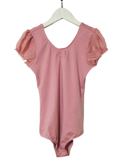 Body rossa bambina PINK SPARKLELEOTARD ANGEL'S FACE