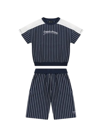 Set di maglietta e shorts EB001053 AF21874 FB016 ARMANI JUNIOR 