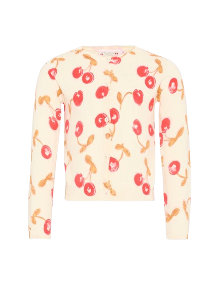 Cardigan multicolor cherry