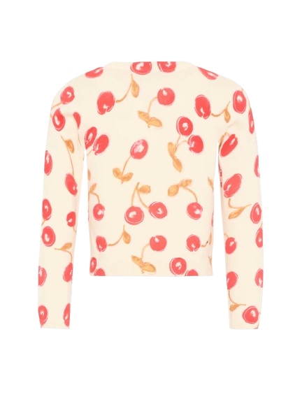 Cardigan multicolor cherry