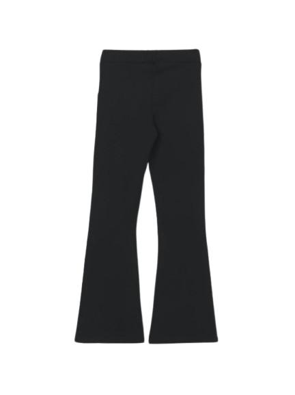 Leggings a zampa con mini logo Balmain