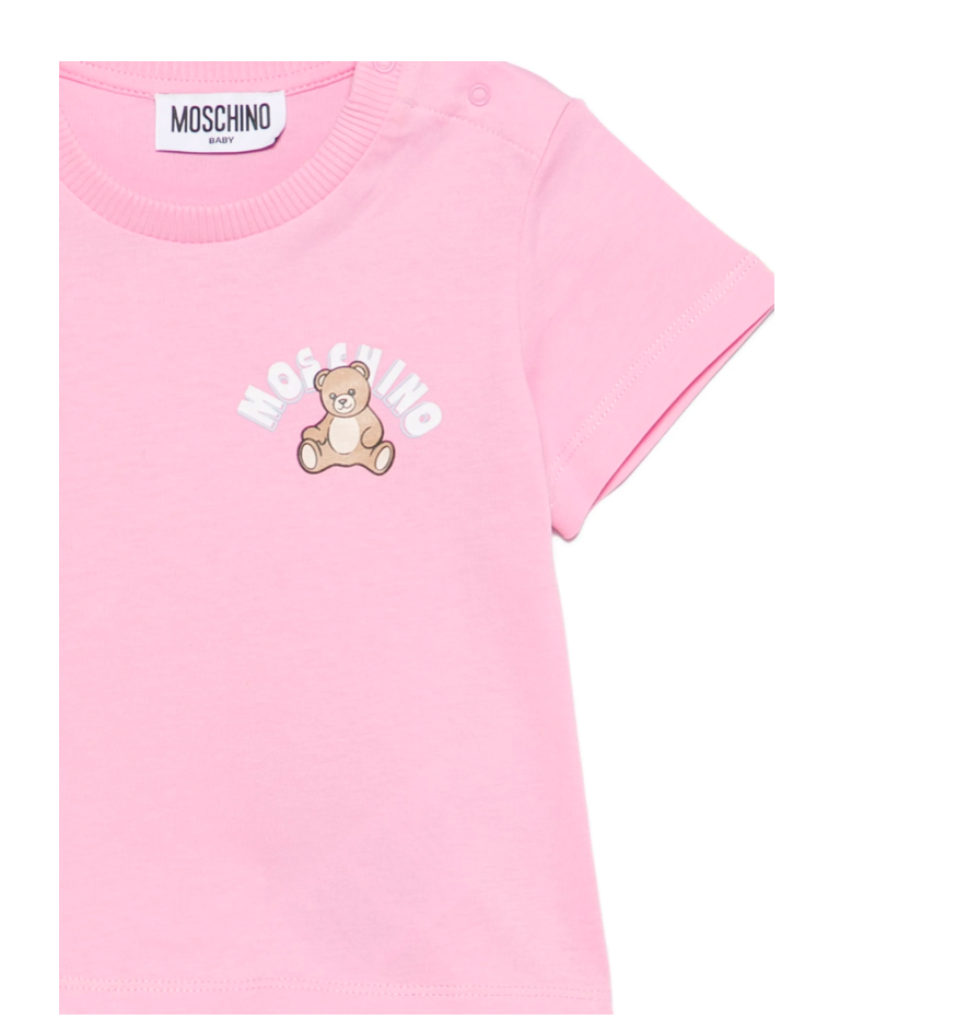 T-shirt per neonati MZM047 LAA01 51473 MOSCHINO 