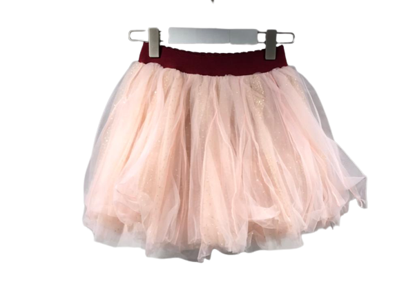 Gonna con tulle e glitter