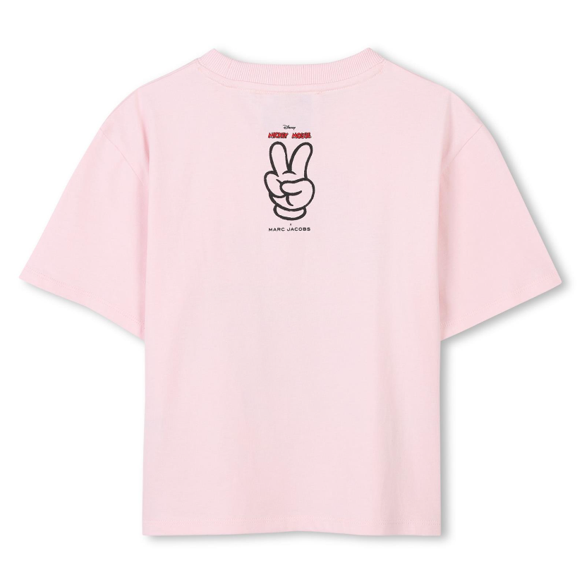 T-shirt con stampa grafica x Mickey Mouse<BR/><BR/>