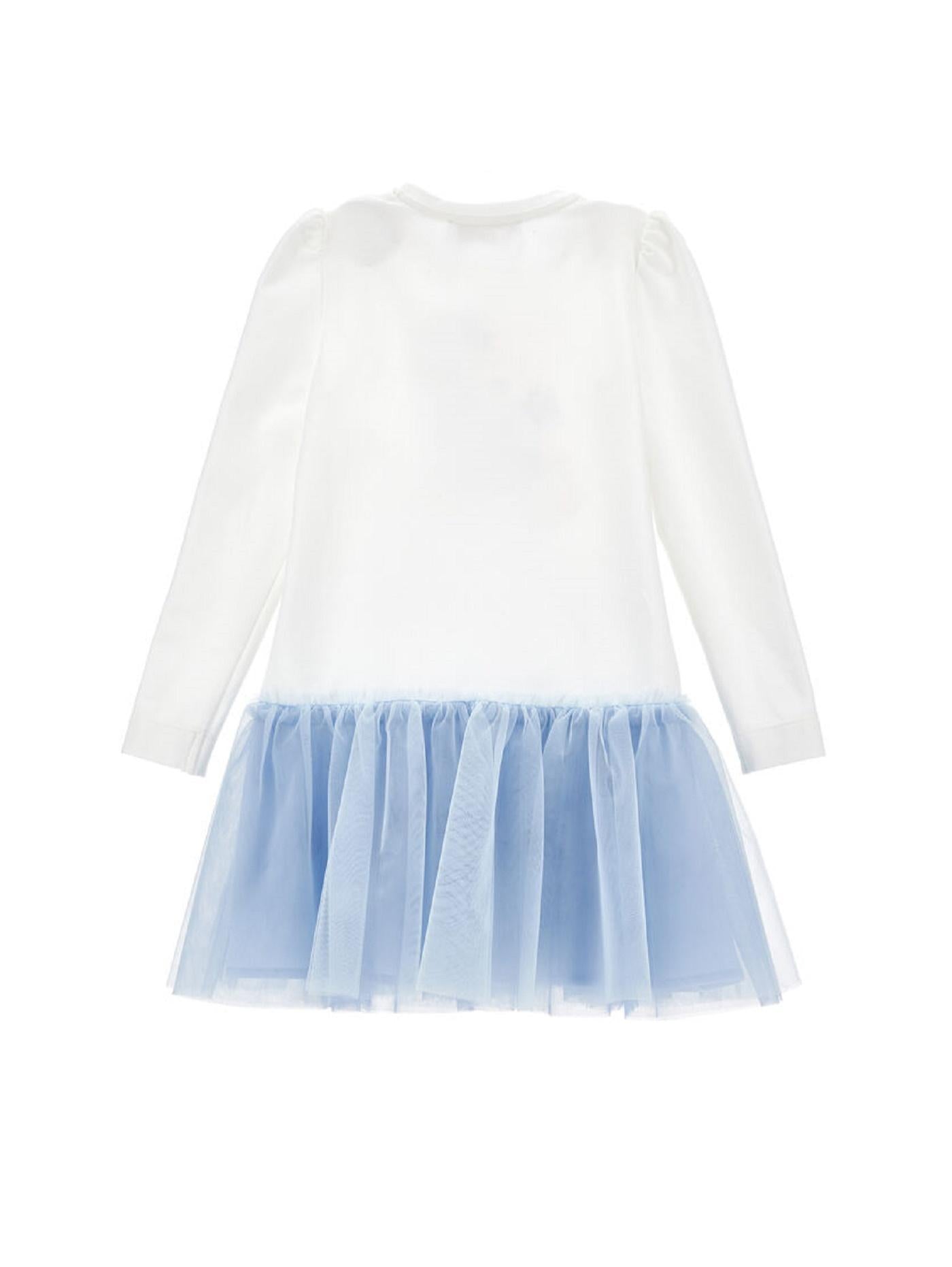 Abito a maniche lunghe con tulle