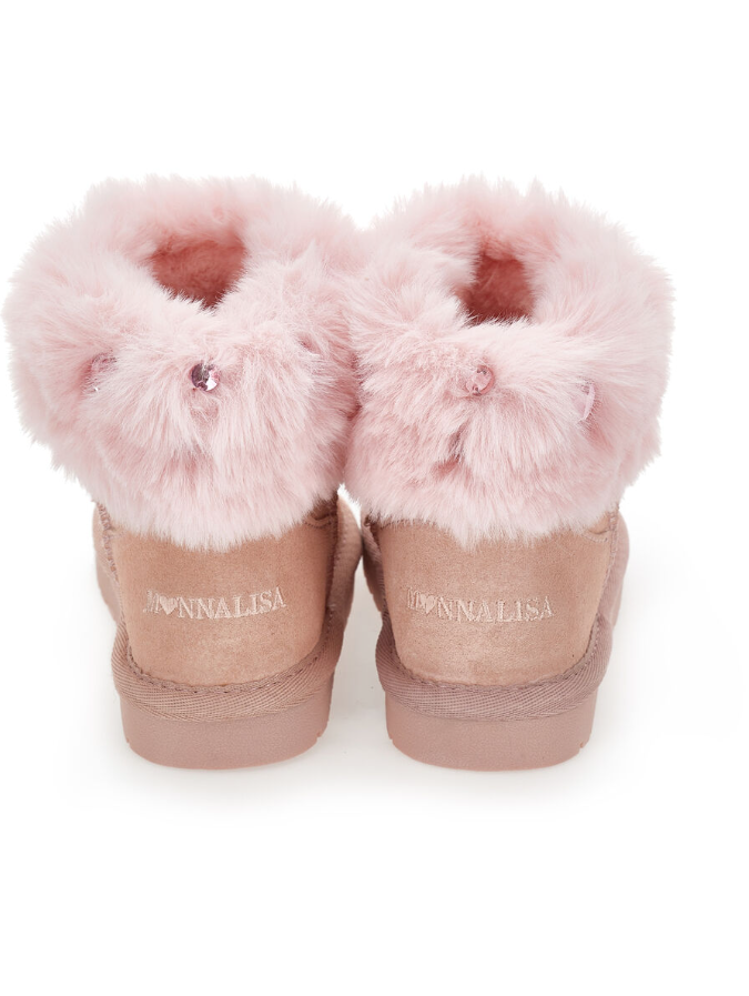 Stivali Pelliccia con Strass 8CF004 6702 0090 MONNALISA 