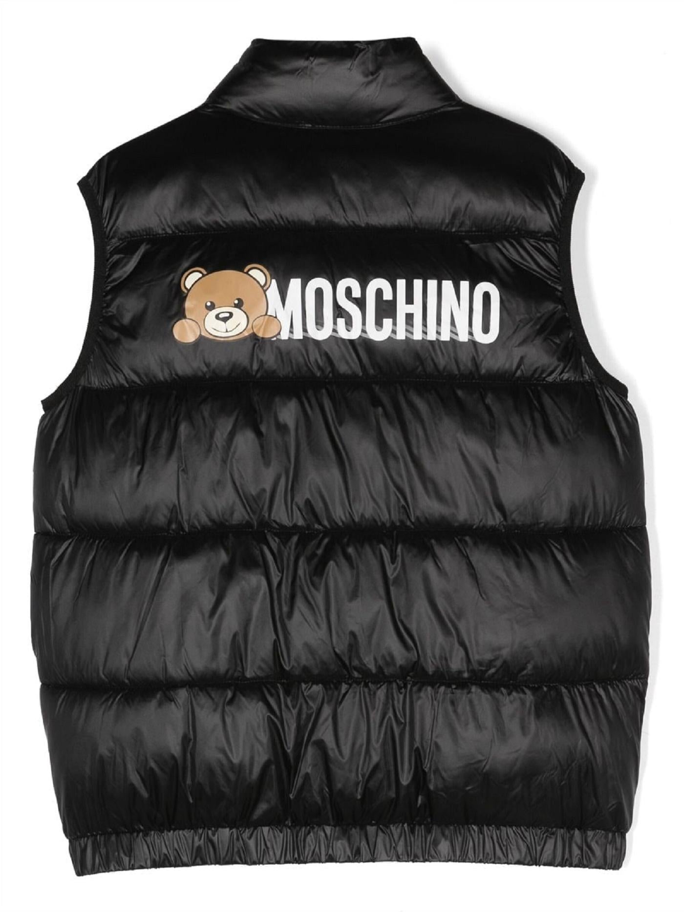 Gilet imbotitto con stampa HOS02K L3A32 60100 MOSCHINO 