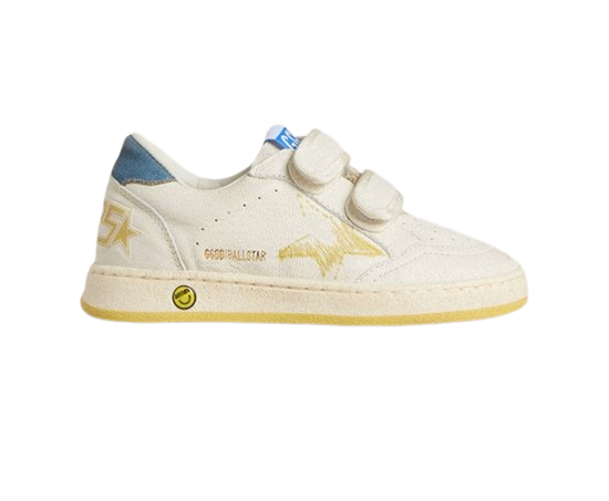BALLSTAR STRAP WITH PRINTED STAR NAPPA UPPER TOE STRAP AND SPUR SUEDE HEEL GJF00926 F007448 11328 11328 GOLDEN GOOSE 