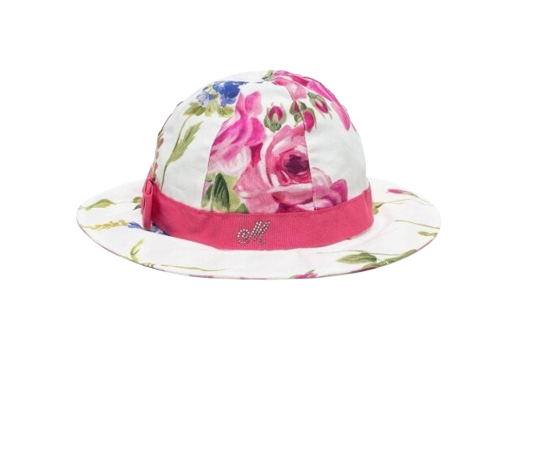 Cappello per bambina a fiori