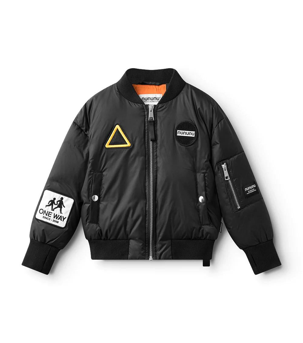 Bomber nero NU3979 BLACK NUNUNU 