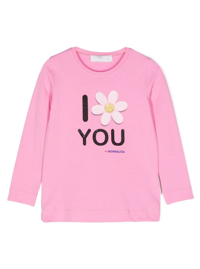 T shirt jersey strass