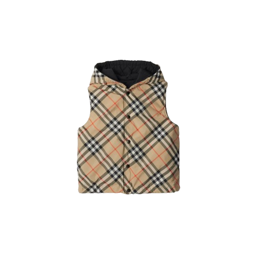 Gilet riversibile con cappuccio 8100434 B9368 BURBERRY 