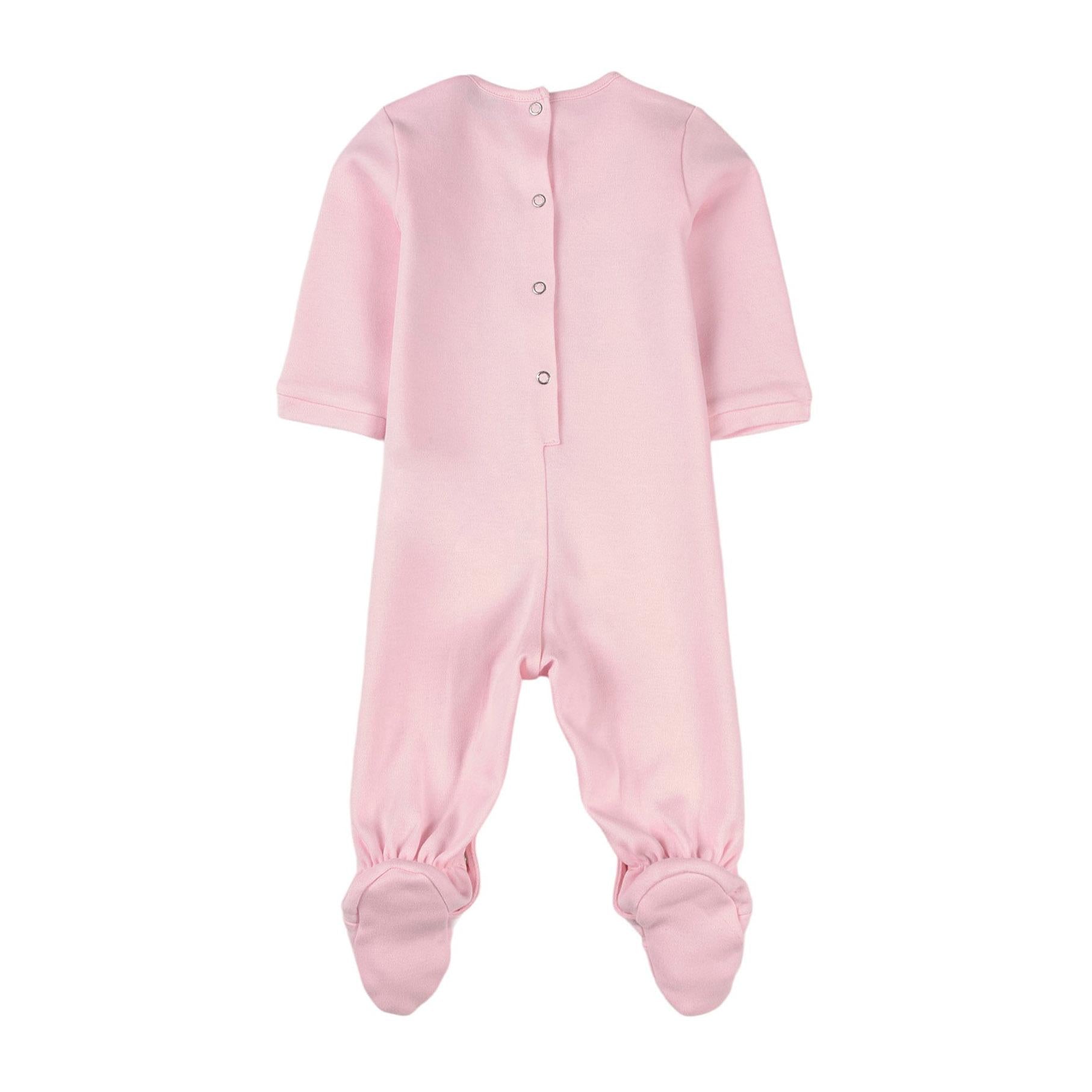 Tutina rosa con applicazioni