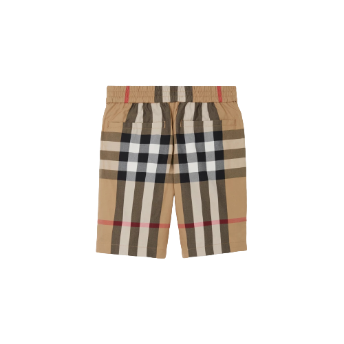 Pantaloncini in cotone Check