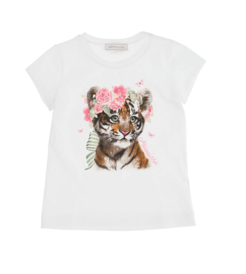 T-shirt jersey stampa tigre