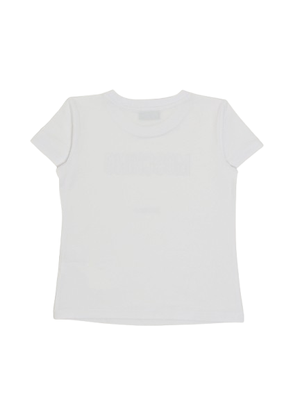 T-shirt per bambine HHM06K  LBA10 10101 MOSCHINO 