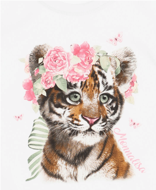 T-shirt jersey stampa tigre
