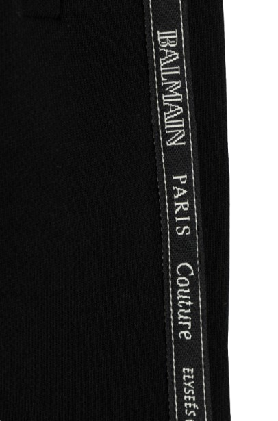 Pantaloni neri per bambini BX6P70 Z3183 930NE BALMAIN 