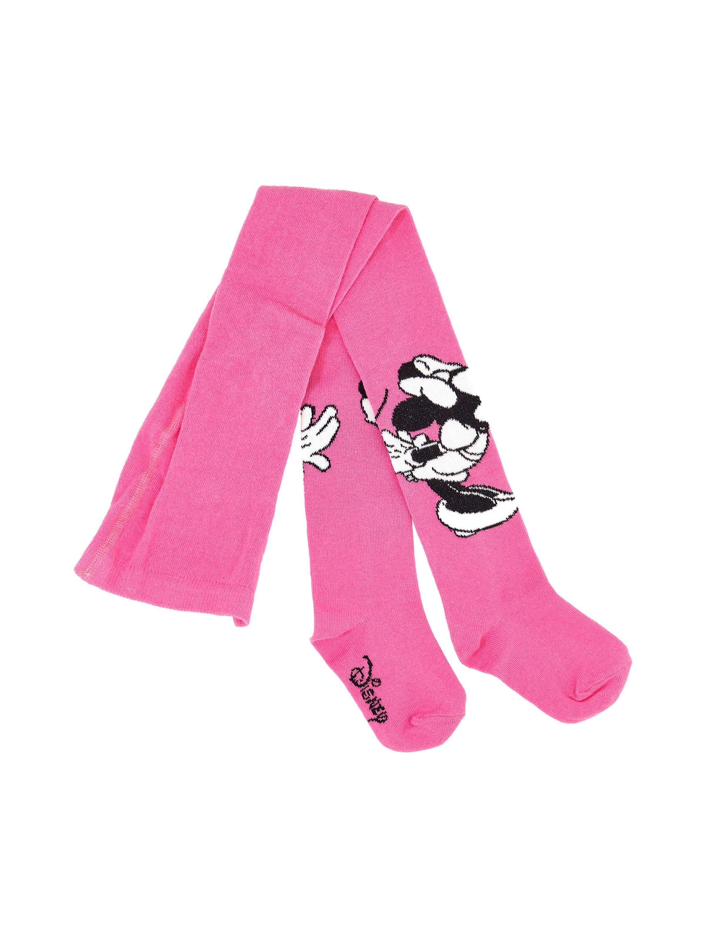 Collant con jacquard Minnie e Topolino